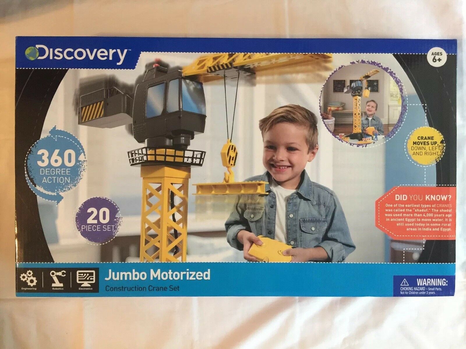 discovery jumbo motorized crane set